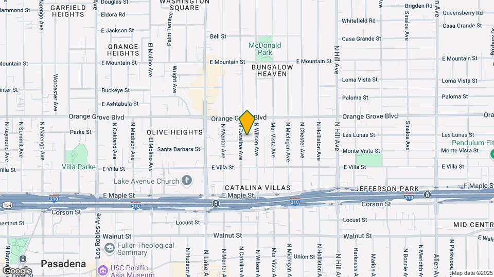 1037 Emerson St Mapa y Detalles de la Ubicación