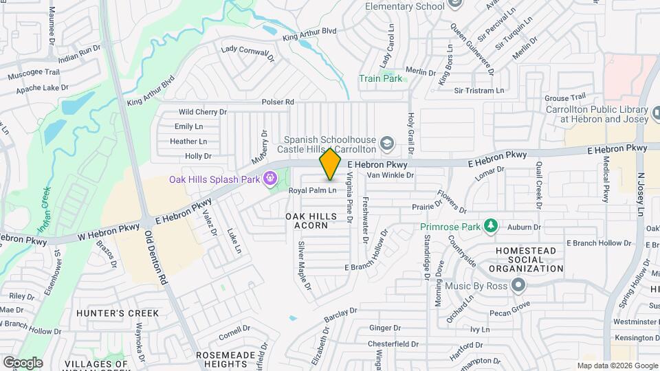 1317 Royal Palm Ln Map and Location Details