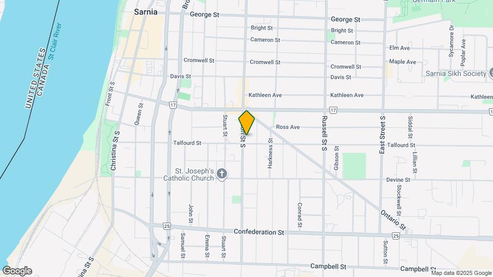 204 Mitton St S Mapa y Detalles de la Ubicación