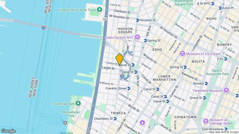 169 Hudson St Map and Location Details