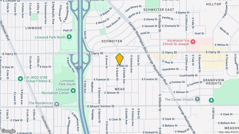 1702 S Green St Map and Location Details