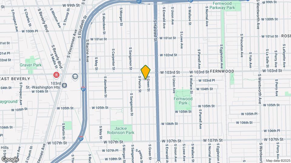 10330 S Green St Map and Location Details