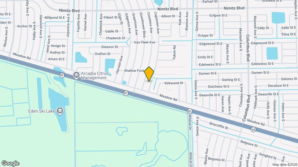 1114 Capetown Ave Map and Location Details