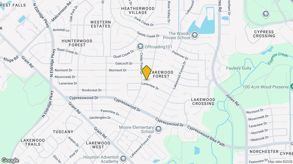 11818 Laneview Dr Map and Location Details