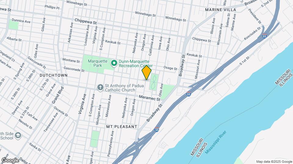 4102 California Ave Mapa y Detalles de la Ubicación