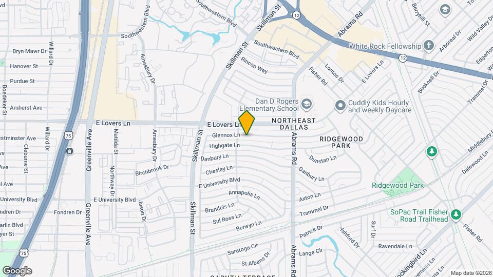 6220 Glennox Ln Map and Location Details