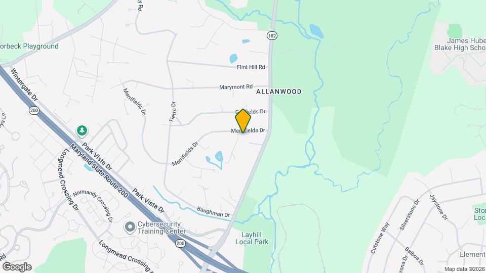 1712 Merrifields Dr, Unit 1712 Merrifields Drive Apt 1 Map and Location Details