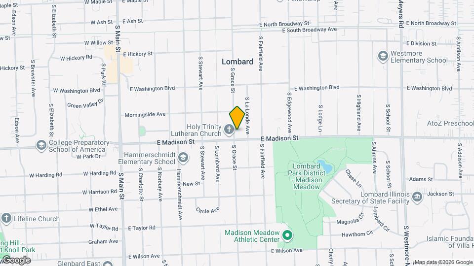 591 S Grace St Map and Location Details