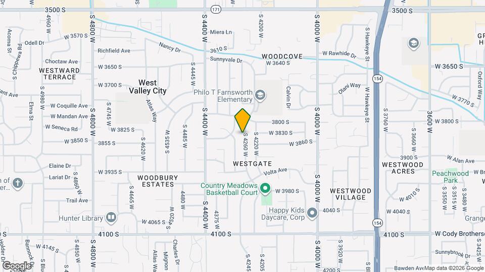 3838 S Sunnyvale Dr Map and Location Details