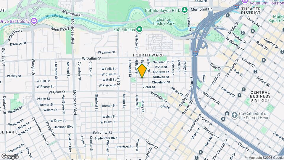 1424 Bailey St Map and Location Details