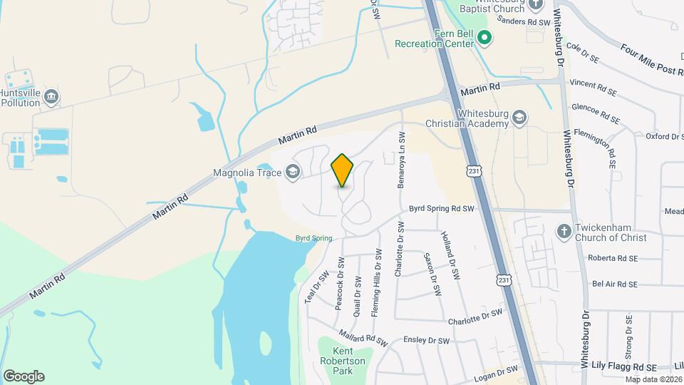 2132 Belle Grove Dr SW Map and Location Details
