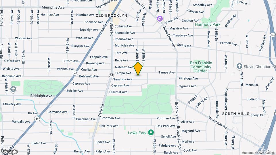 2912 Saratoga Ave Map and Location Details
