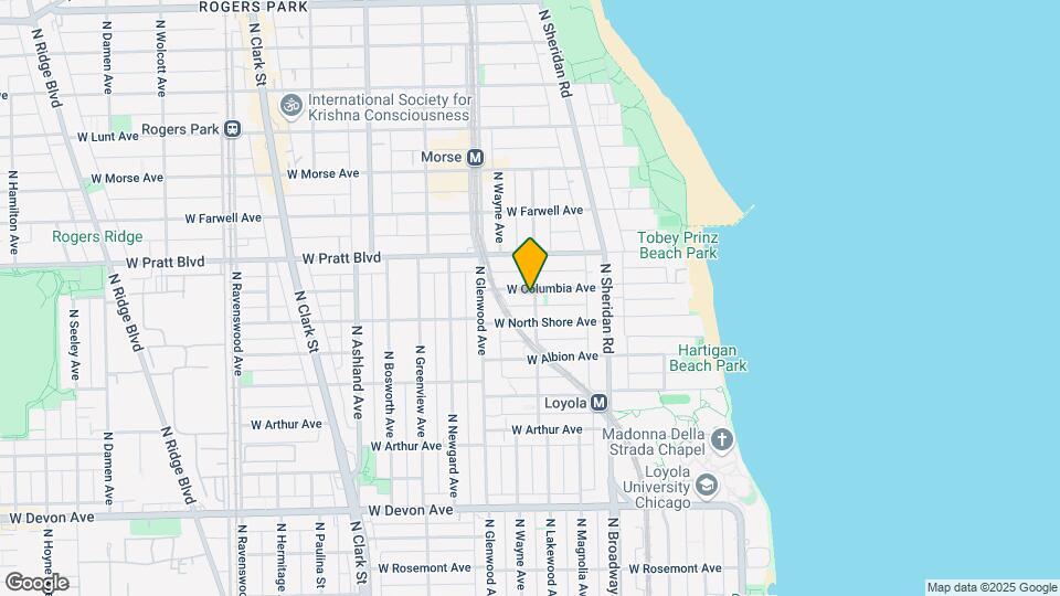 1301 W Columbia Ave Mapa y Detalles de la Ubicación
