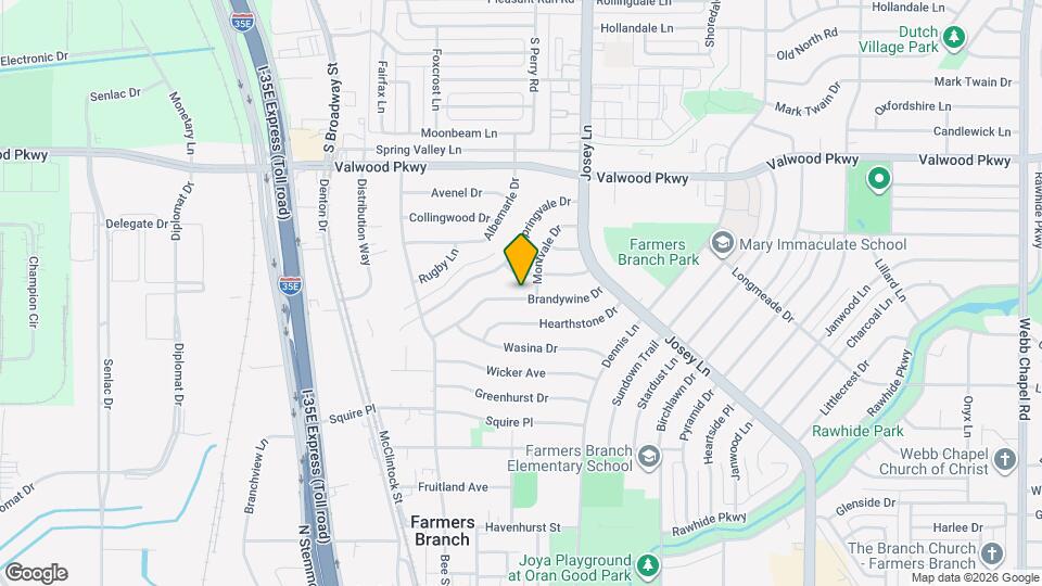 2577 Brandywine Dr Map and Location Details