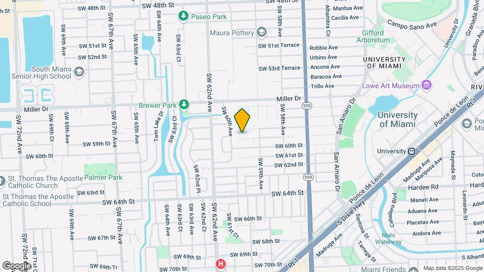 5959 SW 59th St Map and Location Details