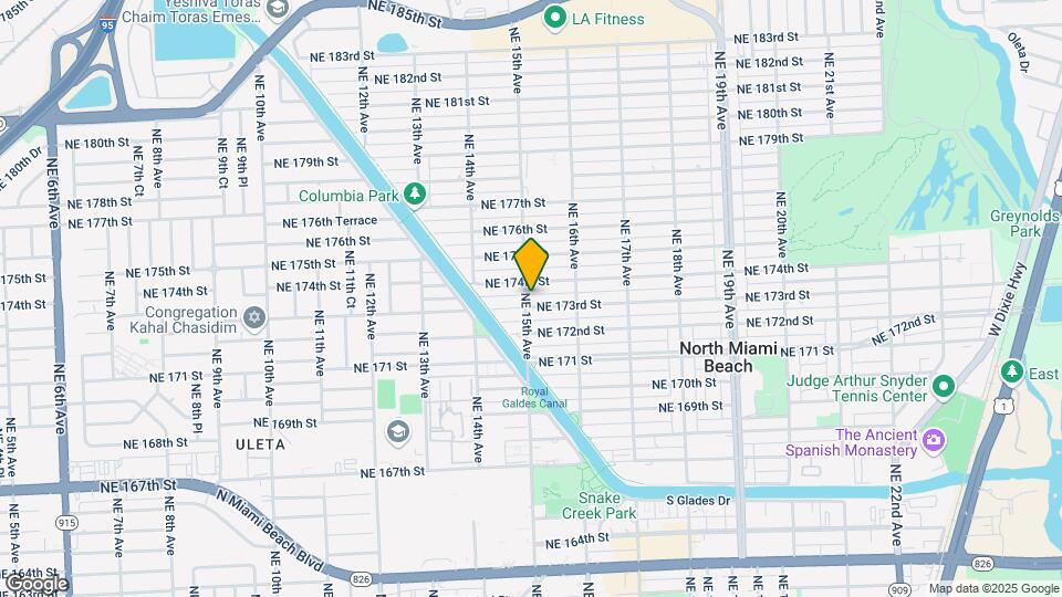 1501 NE 173rd St Mapa y Detalles de la Ubicación