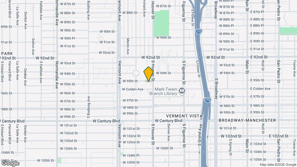 714 W 95th St Map and Location Details