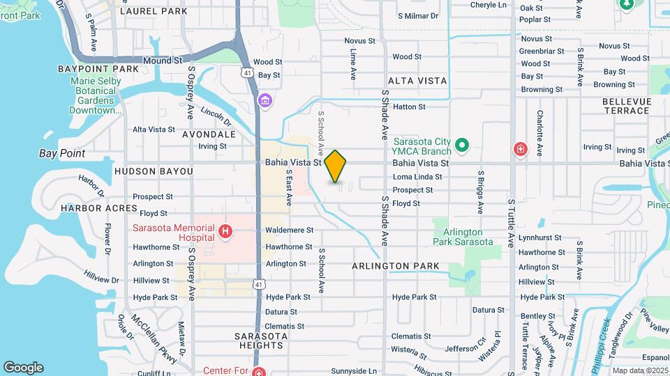 2220 Bahia Vista St Map and Location Details