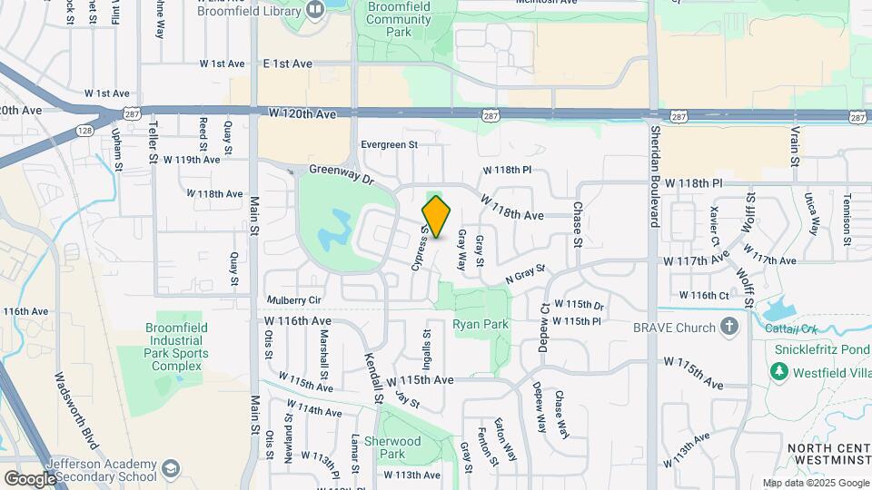 455 Hickory Pl Map and Location Details