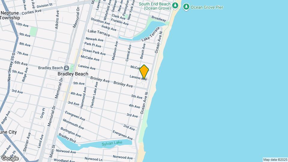 621 Ocean Ave Map and Location Details