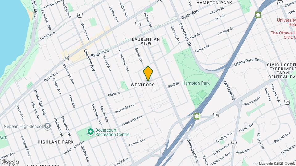 210 Clare St Map and Location Details