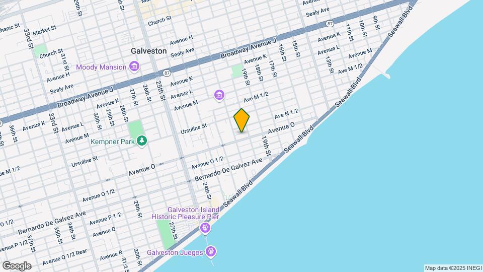 2018 Avenue O Map and Location Details