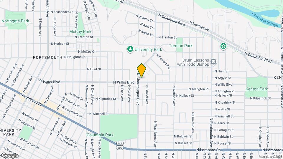 3933 N Willis Blvd Map and Location Details