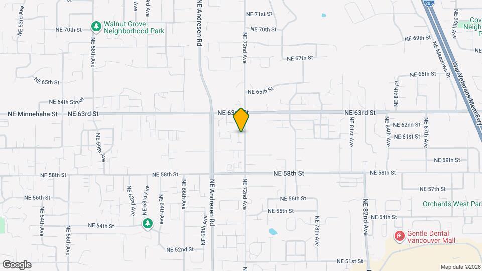 7115 NE 62nd St Map and Location Details