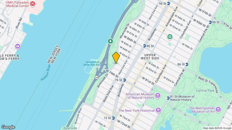 85 Riverside Drive Mapa y Detalles de la Ubicación