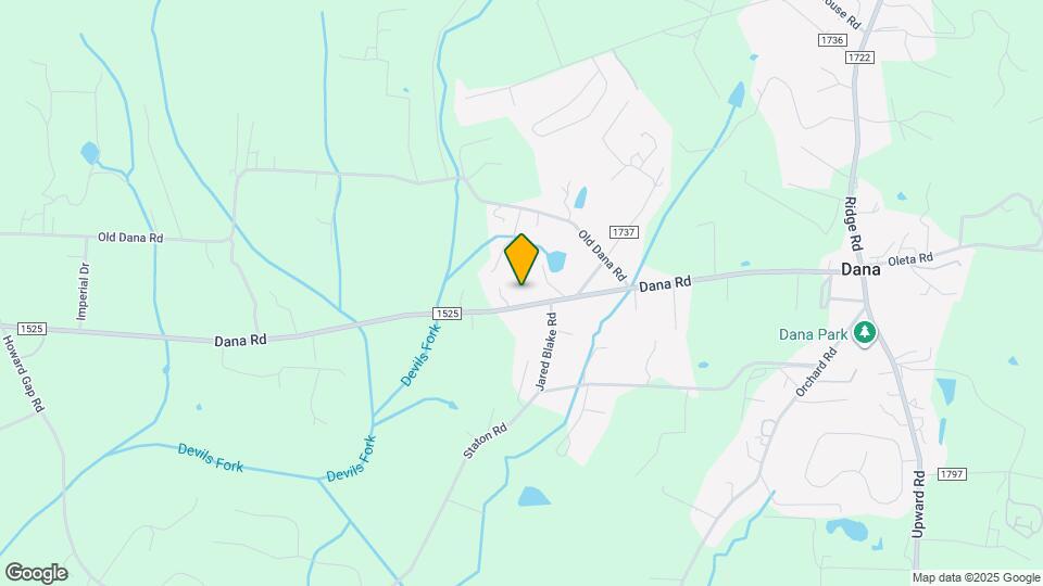 1451 Dana Rd Map and Location Details