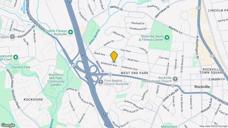 715 Anderson Ave Map and Location Details