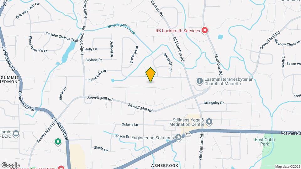 2855 Dellinger Dr Map and Location Details
