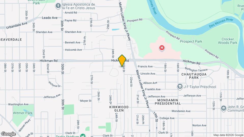 2120 23rd St Map and Location Details