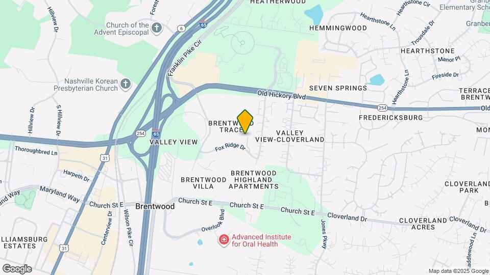 714 Fox Ridge Dr Map and Location Details