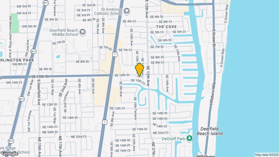 1011 SE 10th Ct Map and Location Details