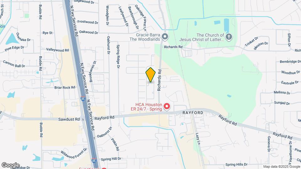 425 Rayford Rd Map and Location Details