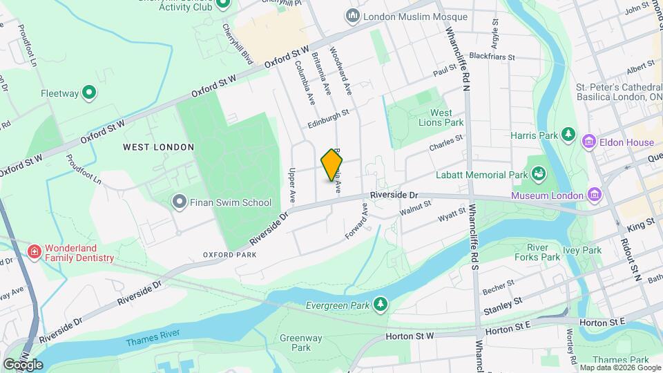20 Britannia Ave, Unit B Map and Location Details