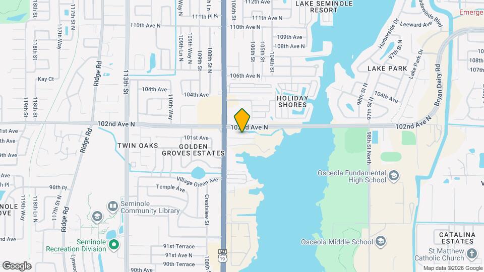 10595 101st Ave Map and Location Details