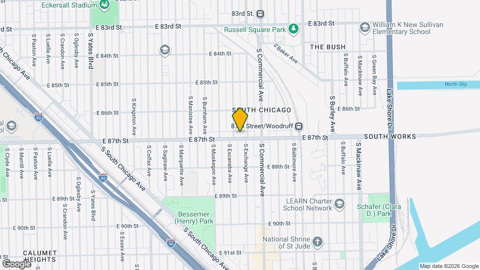 2910 E 87th St Mapa y Detalles de la Ubicación