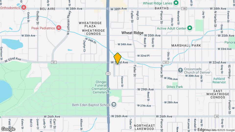 3175 Vance St Map and Location Details