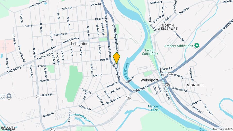 245 S 1st St Map and Location Details