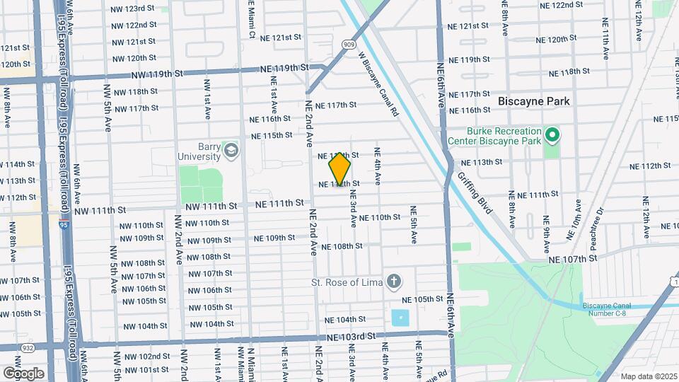 277 NE 111th St, Unit 1 duplex Mapa y Detalles de la Ubicación