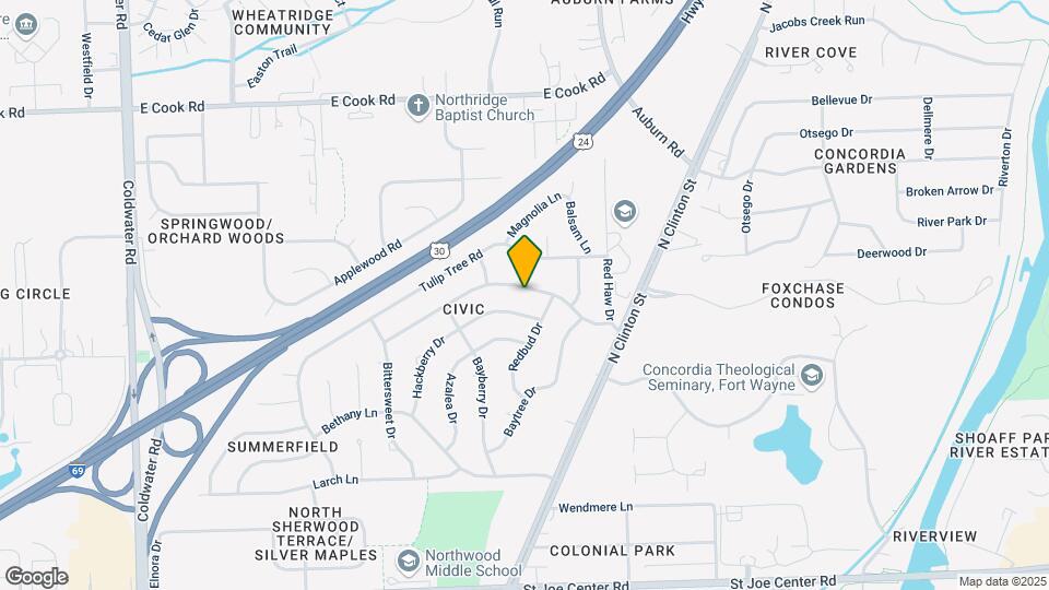 1512 Cinnamon Rd Mapa y Detalles de la Ubicación