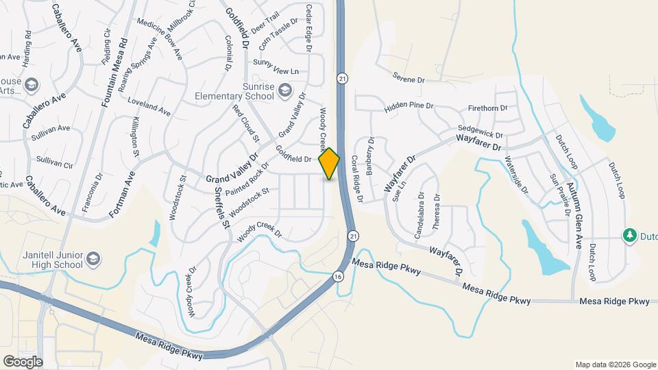 7315 Woody Creek Dr Map and Location Details