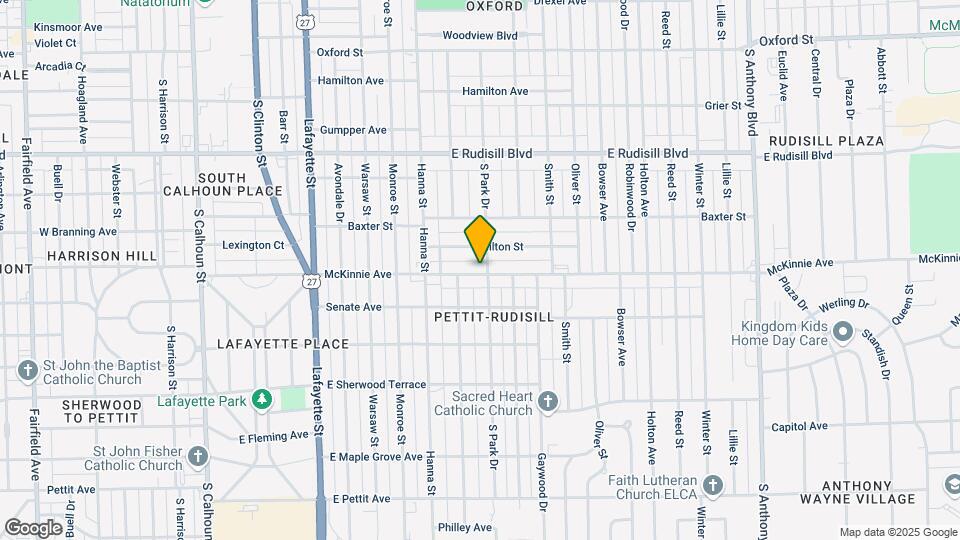825 McKinnie Ave Map and Location Details