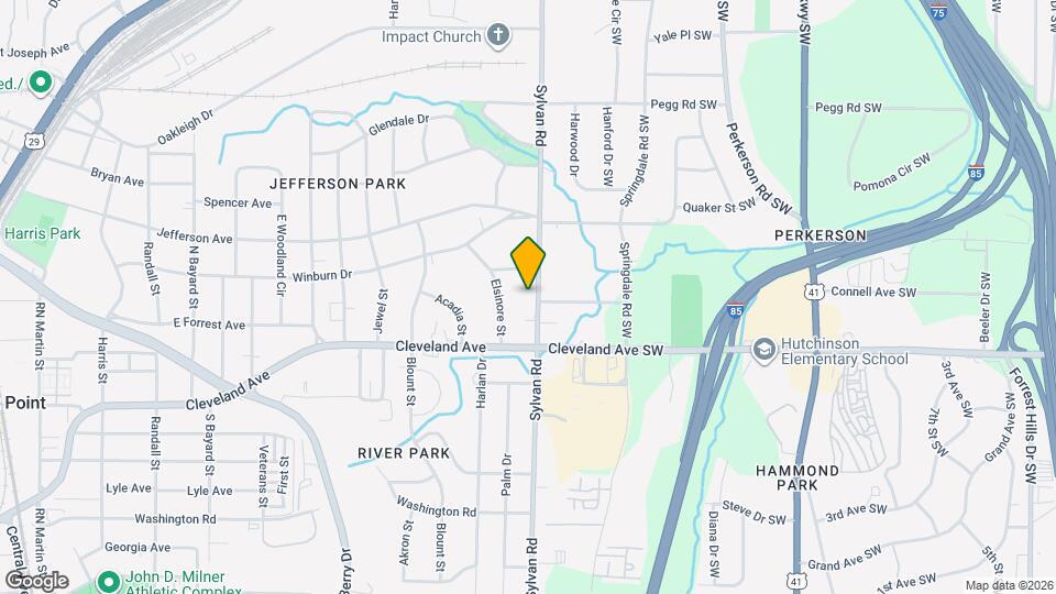 2641 Sylvan Rd Map and Location Details