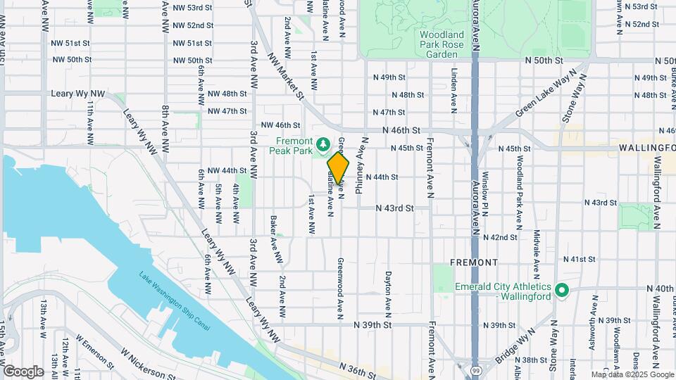 4301 Greenwood Ave N Map and Location Details