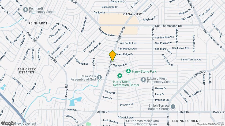 2405 Highwood Dr Map and Location Details