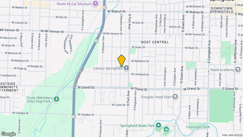 830 S Newton Ave Map and Location Details