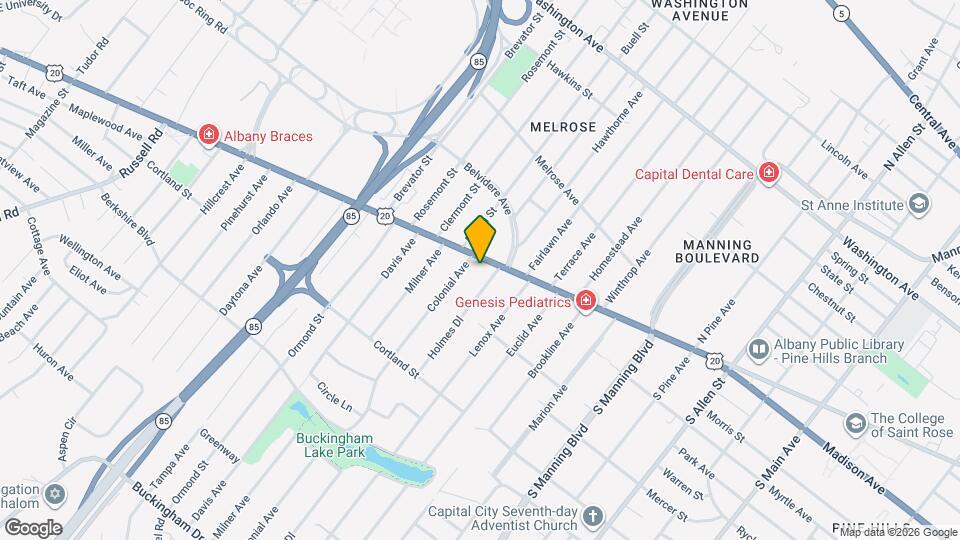 726 Western Ave Map and Location Details